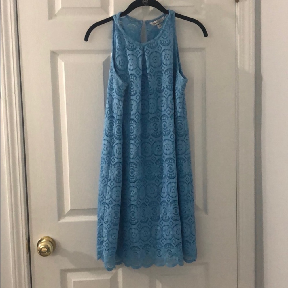 LACY LIGHT BLUE DRESS